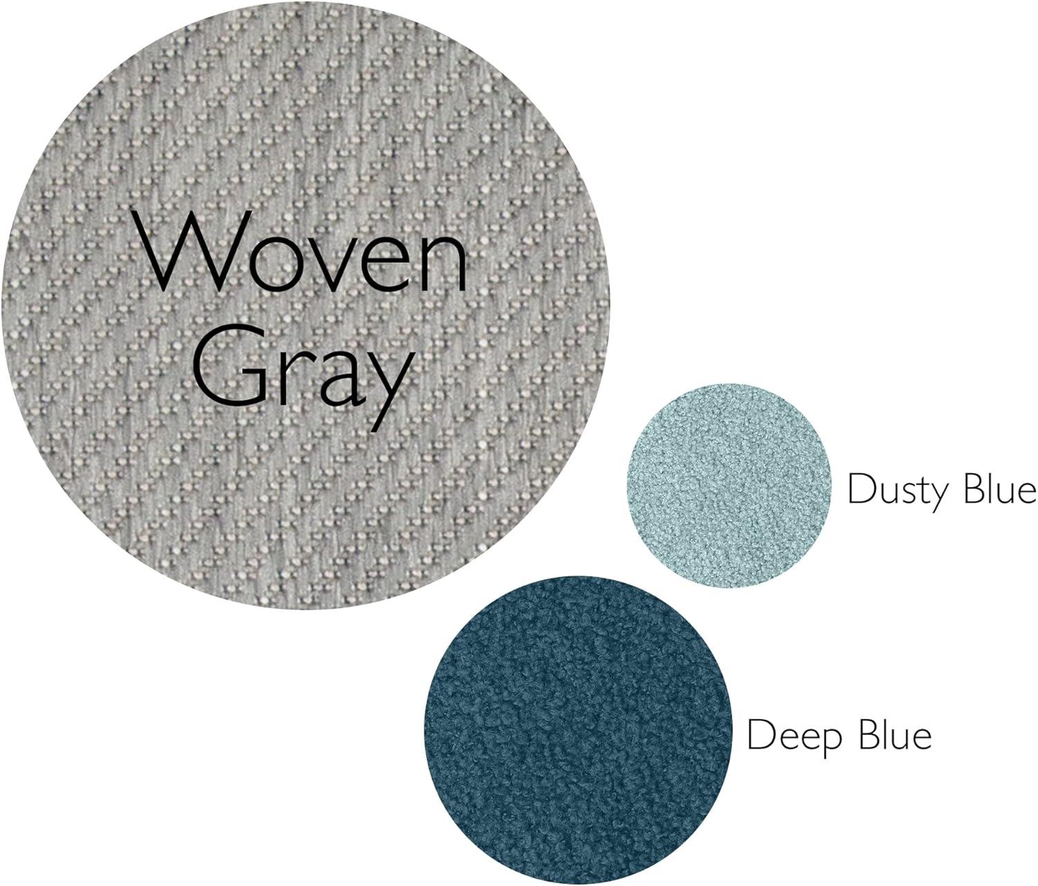 image:imageLeick Home 594929 Cusp Runner Gray with Blue Moroccan Pattern Indoor Outdoor Area Rug Runner 2x8