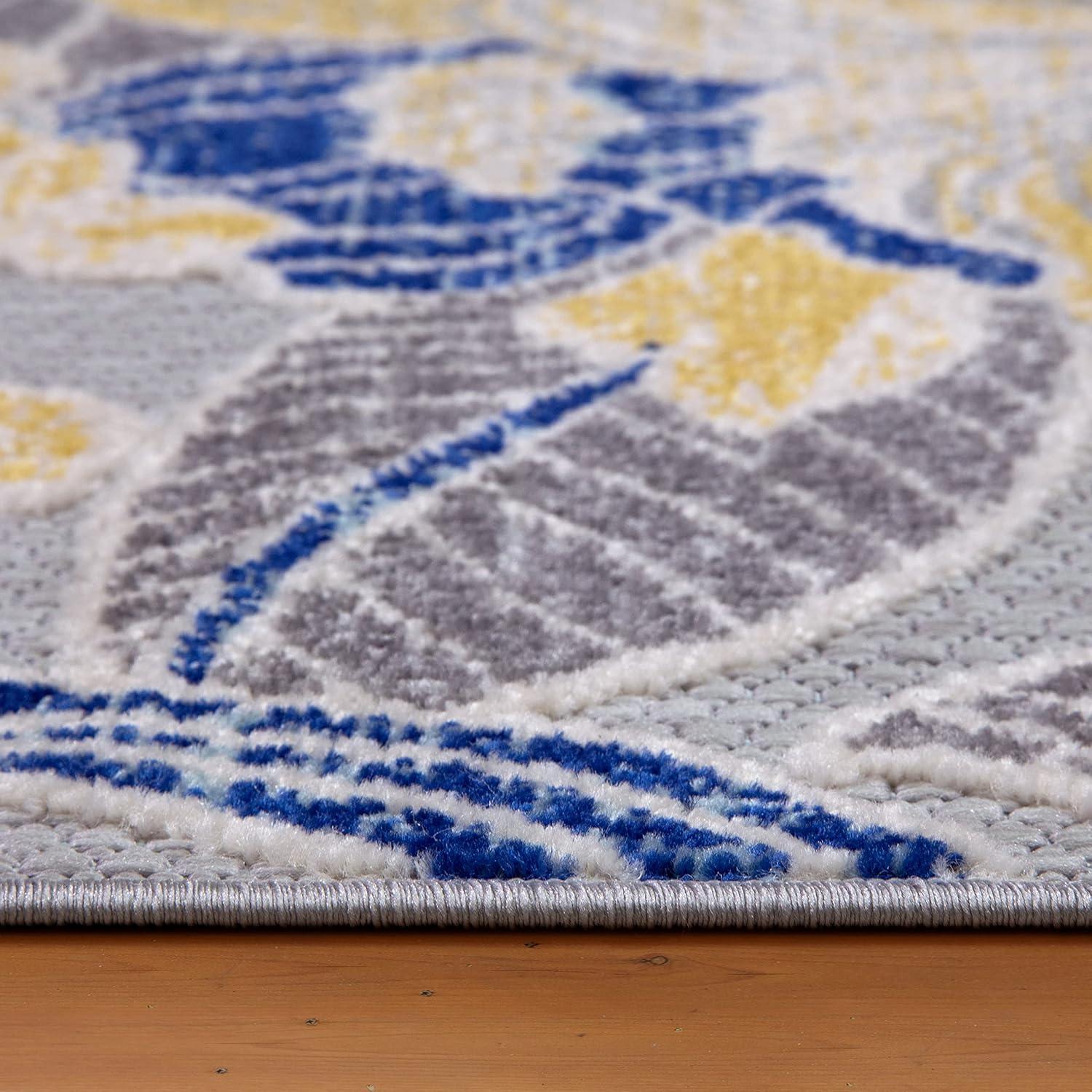 image:imageLeick Home 595272 Song Floral Indoor Outdoor Area Rug Round 53