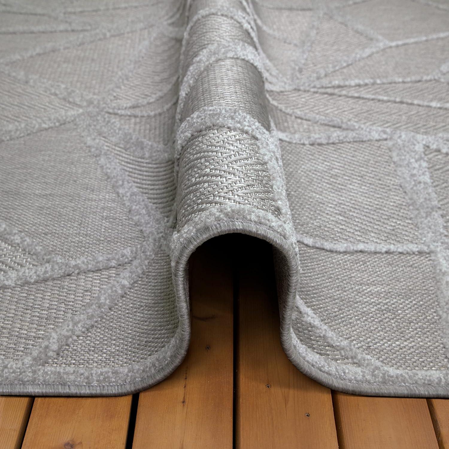 image:imageLeick Home 595595 Vennor Geometric Indoor Outdoor Area Rug Rectangle 3x5