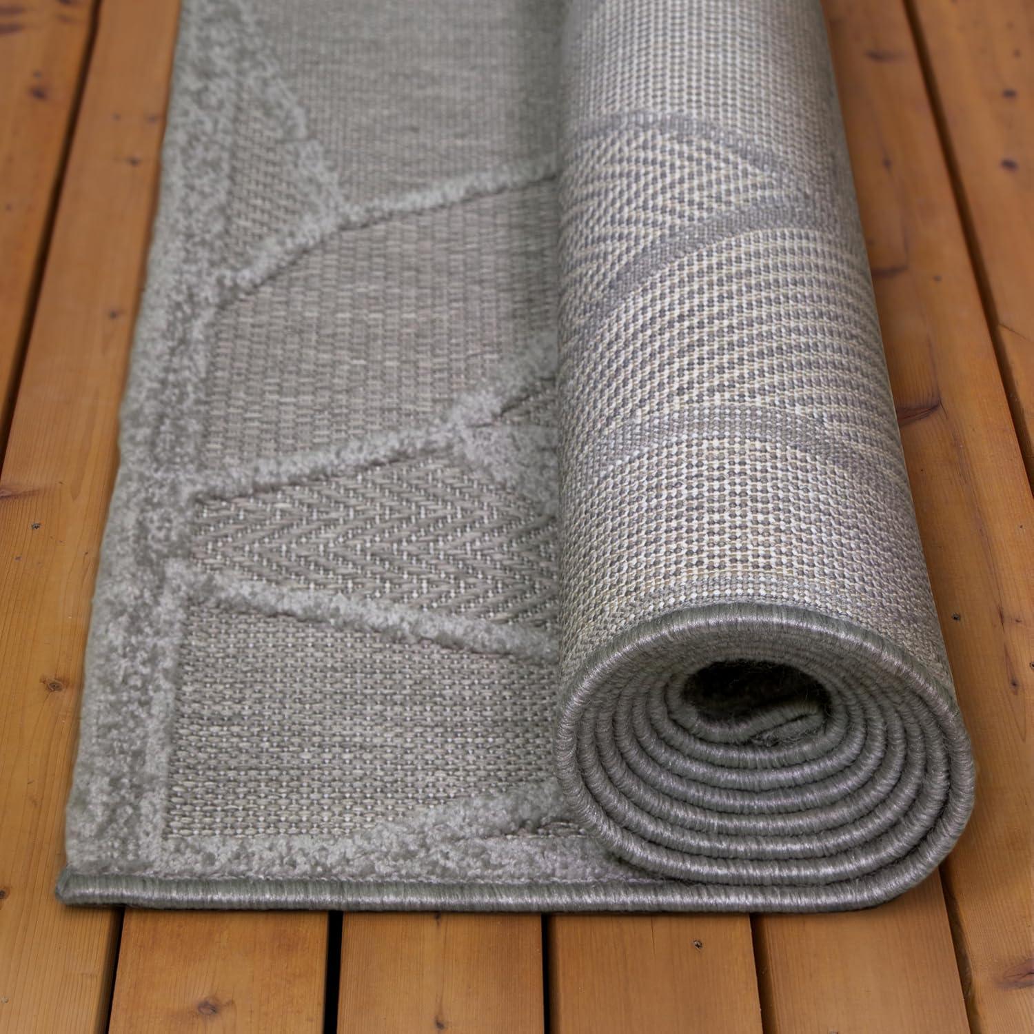 image:imageLeick Home 595595 Vennor Geometric Indoor Outdoor Area Rug Rectangle 3x5