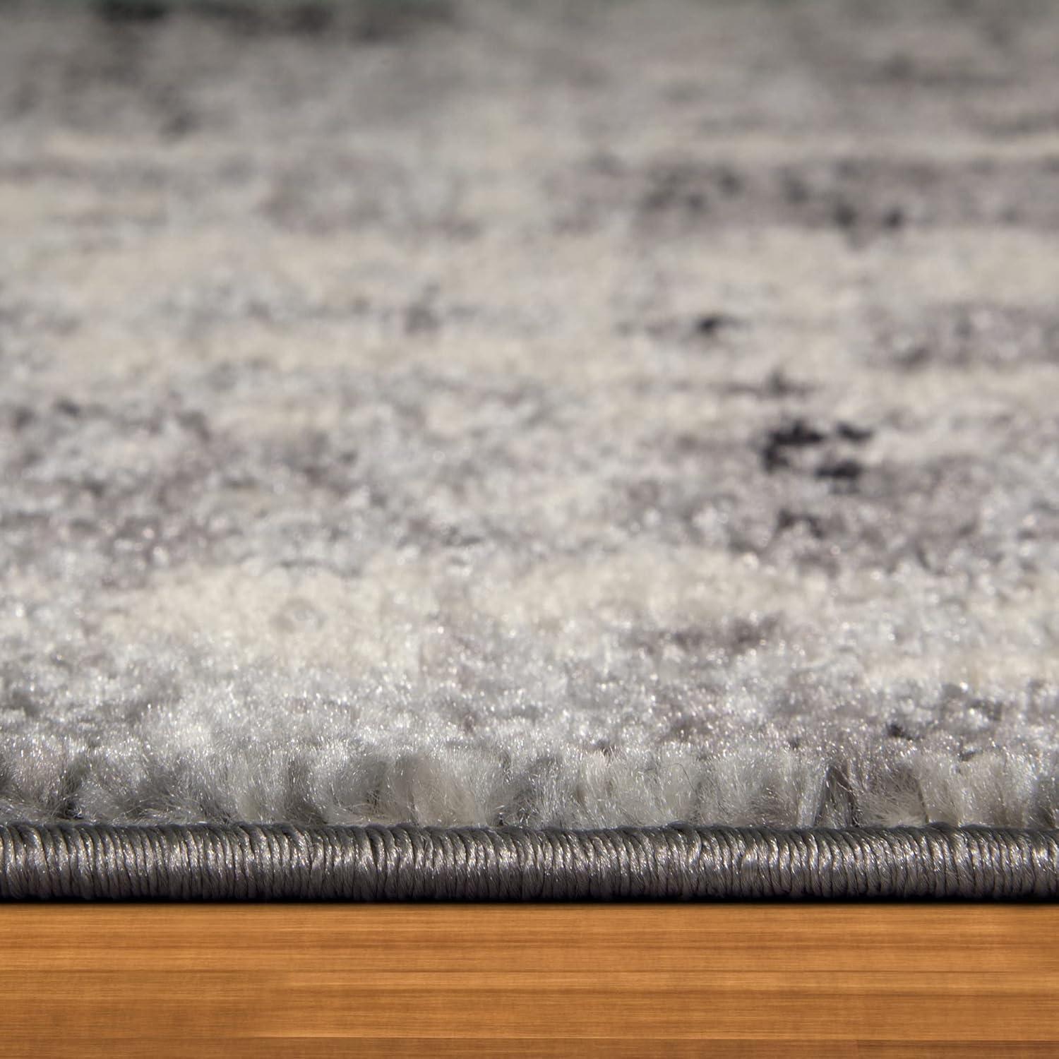 image:imageLeick Home 596403 Allerick Vintage Monochromatic Abstract Gray Living Room Bedroom Dining Room Area Rug Rectangle 710 x 10