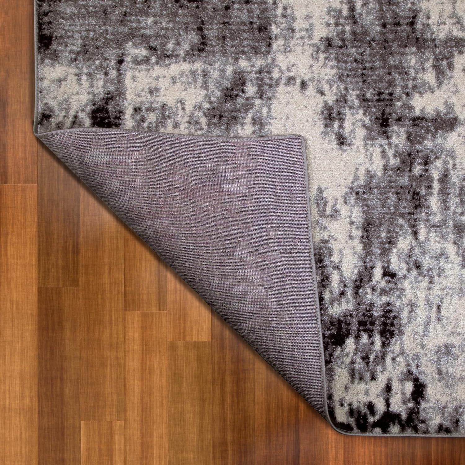 image:imageLeick Home 596403 Allerick Vintage Monochromatic Abstract Gray Living Room Bedroom Dining Room Area Rug Rectangle 710 x 10