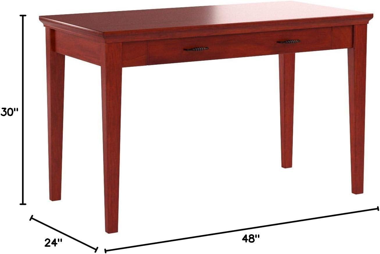 image:imageLeick Home 87400 Laptop Desk with Drop Front Keyboard Drawer Westwood Cherry