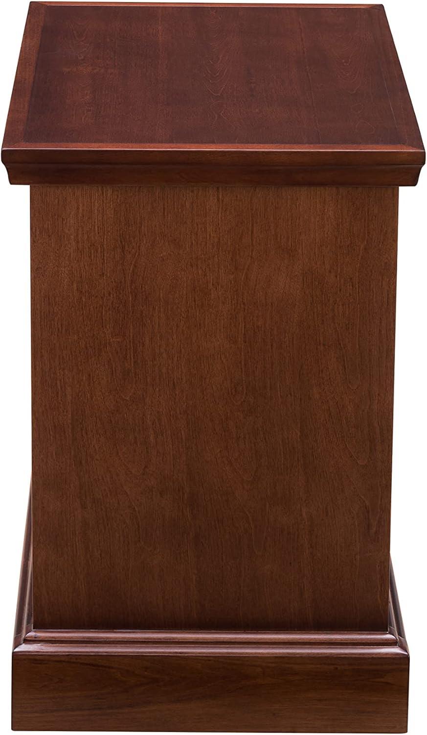 image:imageLeick Home 87401 Cabinet Side Table Printer Stand Westwood Cherry
