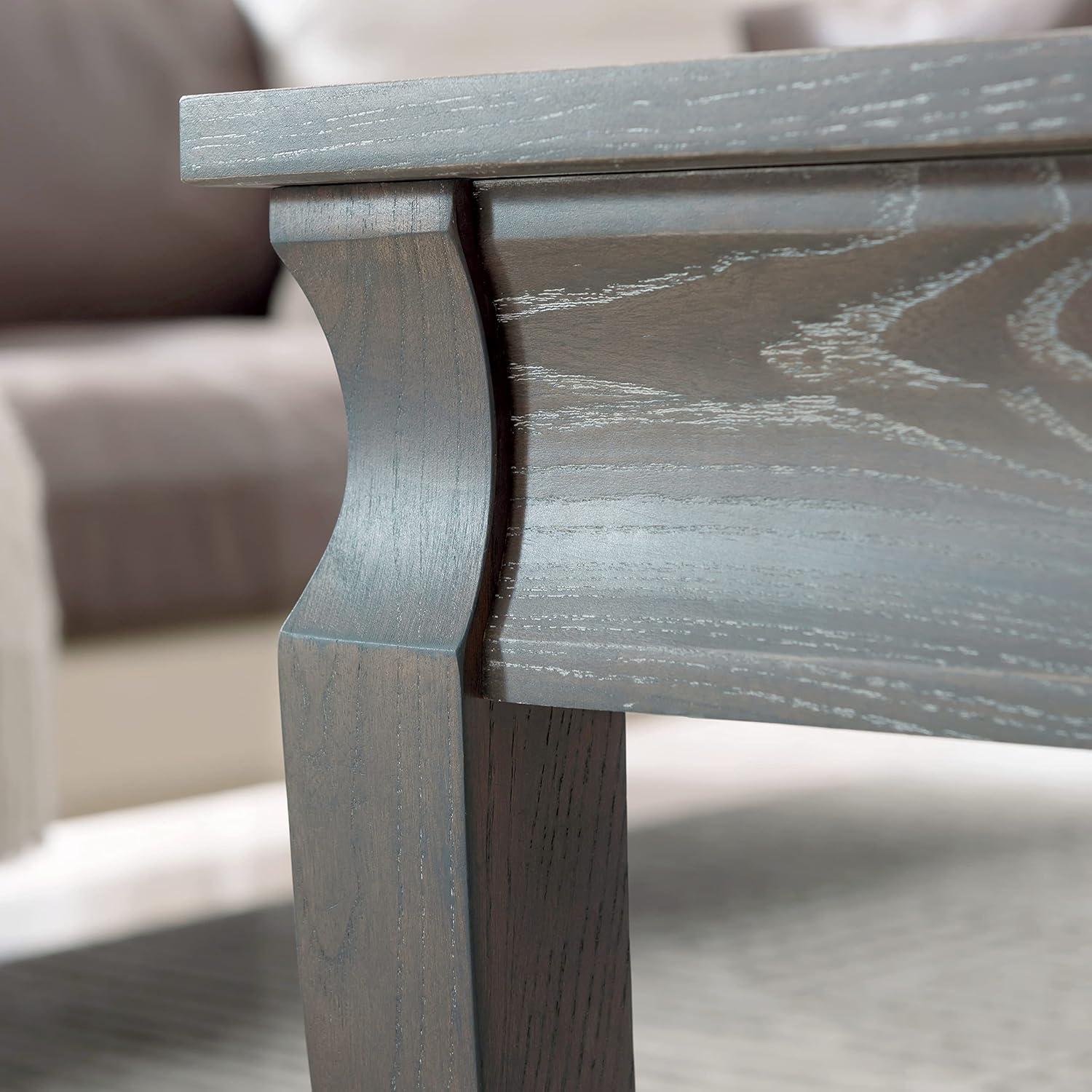 image:imageLeick Home Luna CondoApartment Coffee Table Gray WashGray Wash