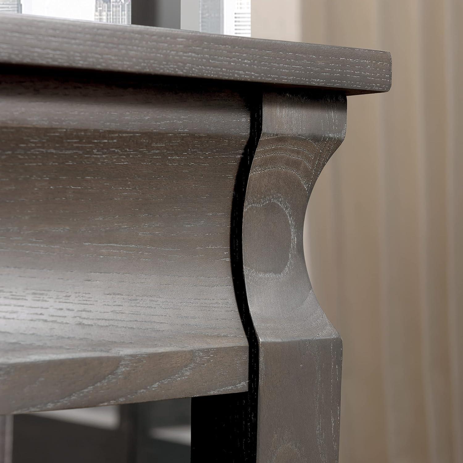 image:imageLeick Home Luna Two Drawer Sofa Table Gray WashRectangular
