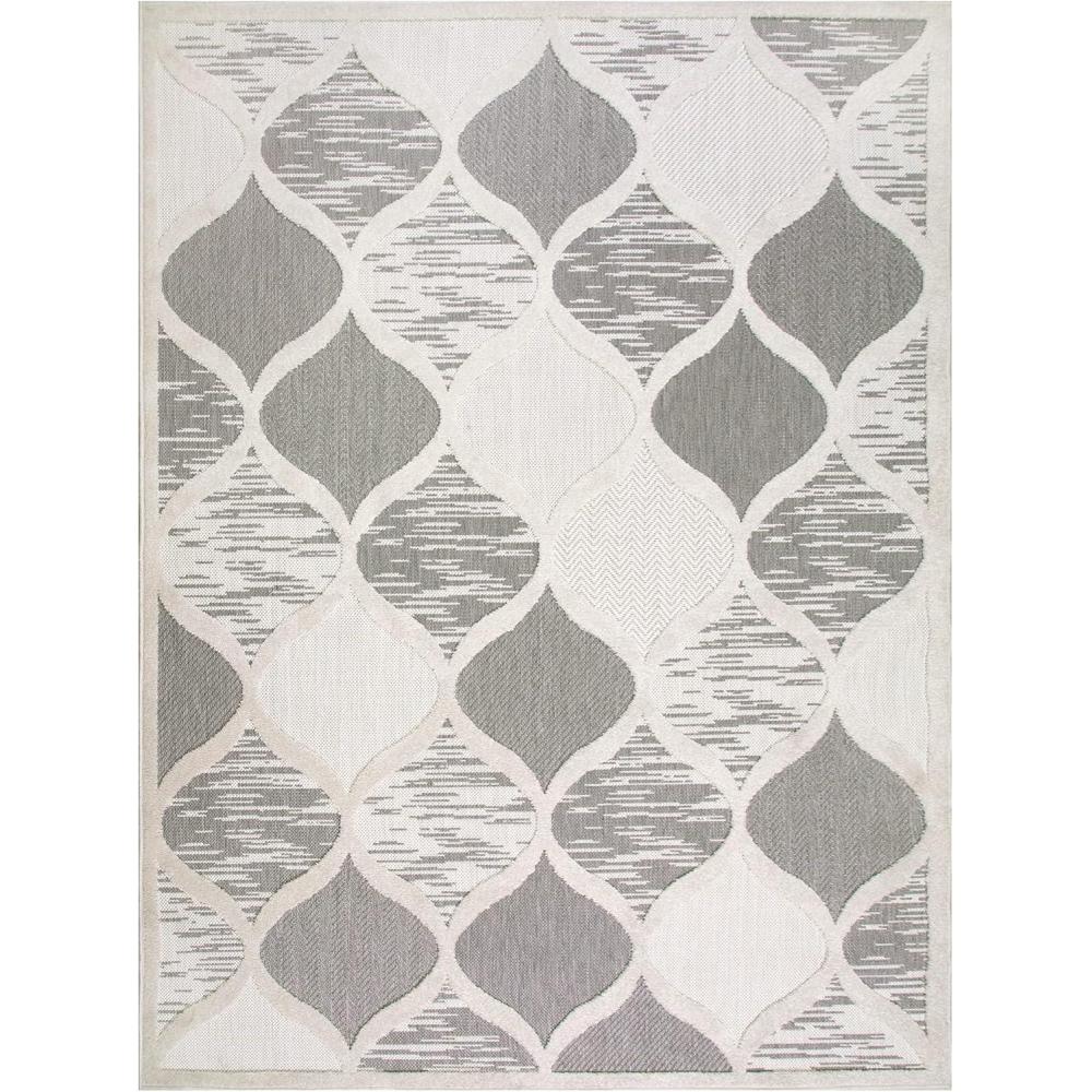 image:imageDesign House Leick Home 596593 Laurus Quatrefoil Indoor Outdoor Area Rug Rectangle 67x96