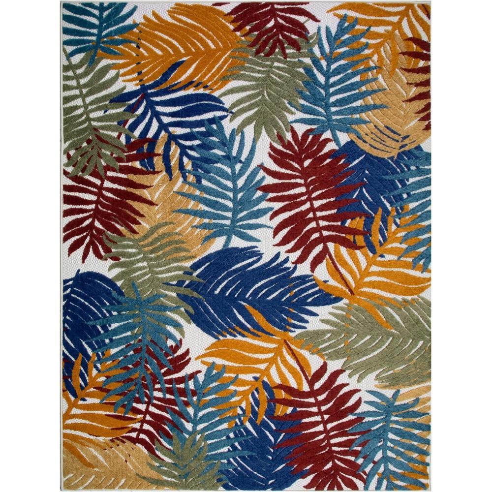 image:imageLeick Home 595199 Talipot Palm Indoor Outdoor Area Rug Rectangle 53x7