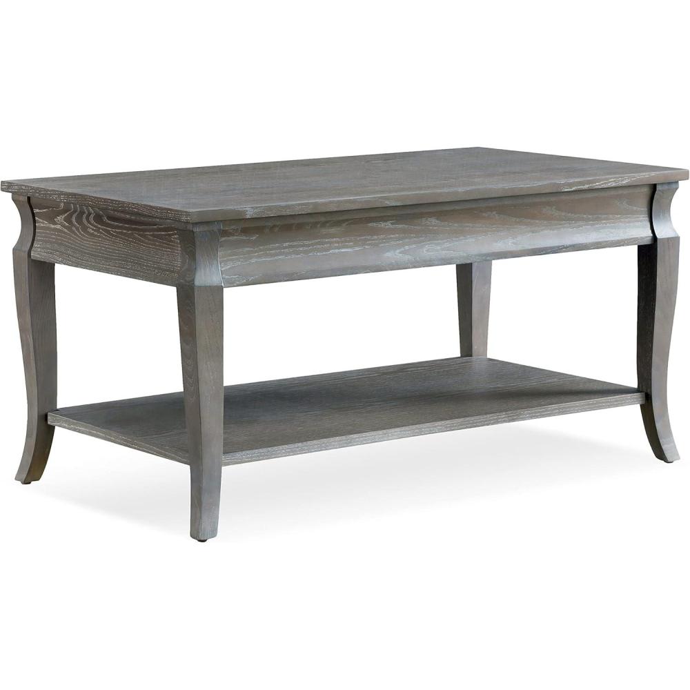 image:imageLeick Home Luna CondoApartment Coffee Table Gray WashGray Wash