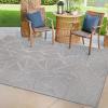 Design House Leick Home 595751 Vennor Geometric Indoor Outdoor Area Rug Rectangle 7’10″x10′