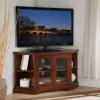 Leick Furniture Riley Holliday Bookshelf End Corner 50″ TV’s, Brown Cherry
