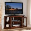 Leick Furniture Riley Holliday Bookshelf End Corner 50″ TV’s, Brown Cherry