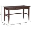 Leick Home 10511 Laurent Writing Desk with Drop Front Keyboard Drawer, Chocolate Cherry