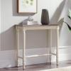 Leick Home 11732 Toscana Hall Console Table, Dry Brushed Ecru and Soft Gray Glazed Otter