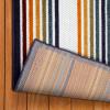 Leick Home 595033 Blithe Colorful Line Indoor Outdoor Area Rug Rectangle 5’3″x7′