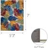 Leick Home 595199 Talipot Palm Indoor Outdoor Area Rug Rectangle 5’3″x7′