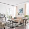 Leick Home 596387 Allerick Vintage Monochromatic Abstract Gray Living Room Bedroom Dining Room Area Rug Rectangle 5’3″ x 7’7″