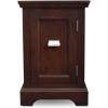 Leick Home 81401 Cabinet Side Table/Printer Stand, Chocolate Cherry