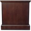 Leick Home 81401 Cabinet Side Table/Printer Stand, Chocolate Cherry