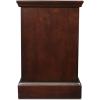 Leick Home 81401 Cabinet Side Table/Printer Stand, Chocolate Cherry