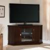 Leick Home 86285 One Door Corner TV Stand for 50″ TV’s, Chocolate Cherry