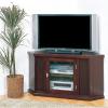 Leick Home 86285 One Door Corner TV Stand for 50″ TV’s, Chocolate Cherry