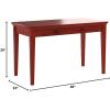 Leick Home 87400 Laptop Desk with Drop Front Keyboard Drawer, Westwood Cherry