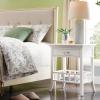 Leick Home 9070-WT Assembled Basket Shelf One Drawer Nightstand Side Table with Top AC/USB Outlet, White