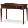 Leick Home Cottage White Turned leg Laptop Desk with Center Drawer, White(Heartwood Cherry)