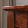 Leick Home Cottage White Turned leg Laptop Desk with Center Drawer, White(Mission Oak)