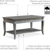 Leick Home Luna Condo/Apartment Coffee Table, Gray Wash(Gray Wash)