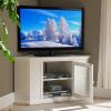 Leick Home Riley Holliday Corner 50″ TV’s, 46 inches, White