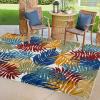 Leick Home 595181 Talipot Palm Indoor Outdoor Area Rug Rectangle 4’x6′