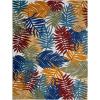 Leick Home 595199 Talipot Palm Indoor Outdoor Area Rug Rectangle 5’3″x7′