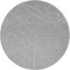 Leick Home 595645 Vennor Geometric Indoor Outdoor Area Rug Round 5’3″