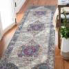 Leick Home 596072 Oryn Runner Vintage Multicolor Medallion Boho Chic Living Room Bedroom Area Rug Runner 2’2″ x 7’7″(2’2″ x 10′ (Rectangular))
