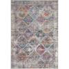 Leick Home 596205 Calian Vintage Multicolor Patchwork Boho Chic Faded Living Room Bedroom Area Rug Rectangle 5’3″ x 7’7″