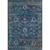 Leick Home 596338 Laraline Vintage Turkish Medallion Collage Faded Turquoise Living Room Bedroom Area Rug Rectangle 6’7″ x 9’6″