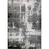 Leick Home 596387 Allerick Vintage Monochromatic Abstract Gray Living Room Bedroom Dining Room Area Rug Rectangle 5’3″ x 7’7″