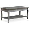 Leick Home Luna Condo/Apartment Coffee Table, Gray Wash(Gray Wash)