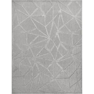 Design House Leick Home 595751 Vennor Geometric Indoor Outdoor Area Rug Rectangle 7’10″x10′