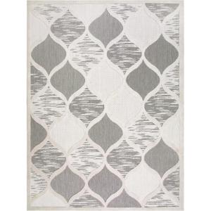 Design House Leick Home 596577 Laurus Quatrefoil Indoor Outdoor Area Rug Rectangle 5’3″x7′