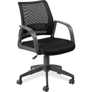 Leick Black Mesh Back Office Chair(Black)