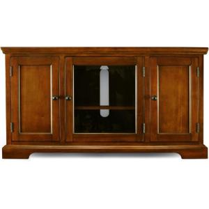 Leick Home 87385 Westwood Three Door Corner TV Stand For 50″ TV’s, Brown Cherry