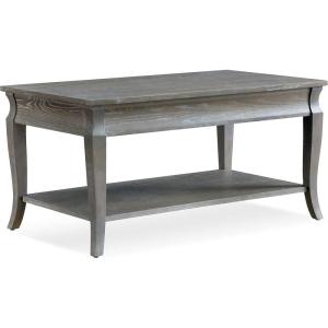 Leick Home Luna Condo/Apartment Coffee Table, Gray Wash(Gray Wash)