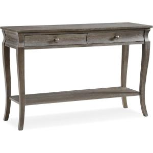 Leick Home Luna Two Drawer Sofa Table, Gray Wash(Rectangular)