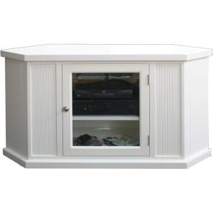 Leick Home Riley Holliday Corner 50″ TV’s, 46 inches, White